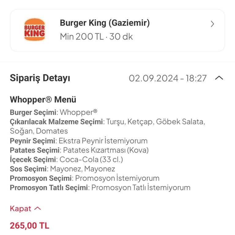 Burger King Hem Sıcak Hem De Zero Cola Yolluyor Sürekli