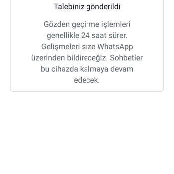 WhatsApp Spam İlanı Nedeniyle Kapandı