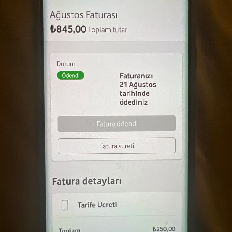 Yanlış Bilgilendirme ve Yüksek Fatura Şoku