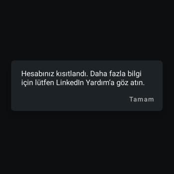 Linkedin Hesap Kapanma Sorunu