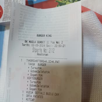 Burger King Restoranda Yaşanan Olumsuz Deneyim Ve Personel Davranışları