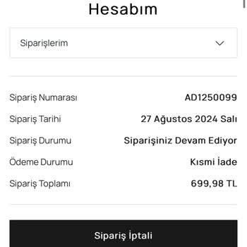 Ayakkabı Dünyası Siparişin Teslim Olmaması