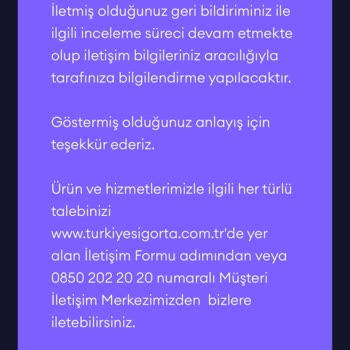 Türkiye Sigorta Kasko Ve Cevap Sorunu