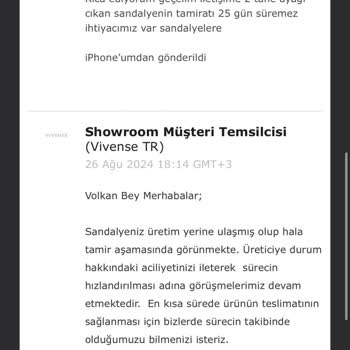 Vivense Söğütözü Şubesi Ürün Teslimini Yapmıyor.