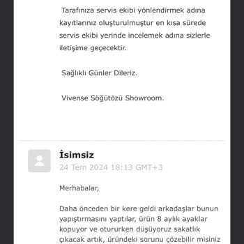 Vivense Söğütözü Şubesi Ürün Teslimini Yapmıyor.