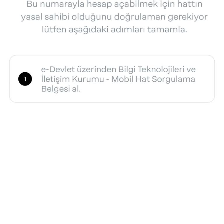 Cep Numaram Papara'da Kayıtlı Görünüyor