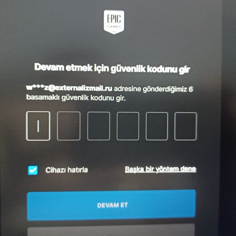 Epic Games Hesabım Çalındı Acil Yardım Edin