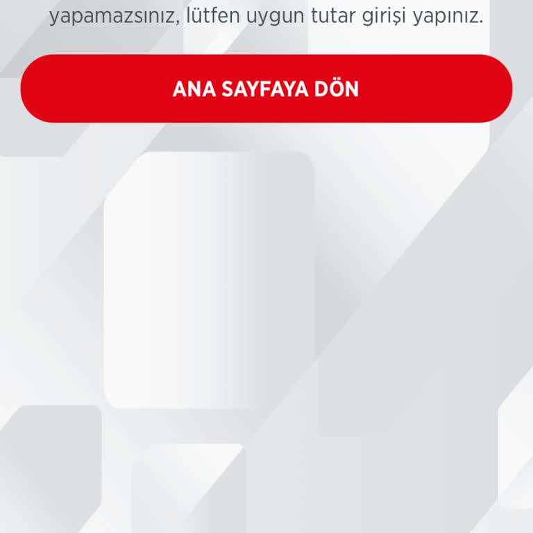 Ziraat Bankası Borç Ödeme Hatası