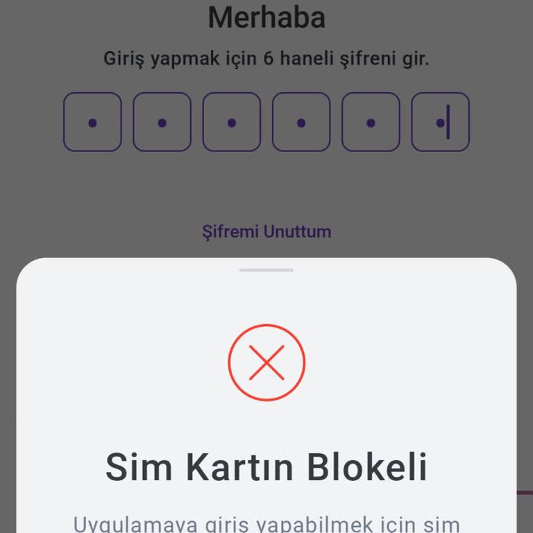 A101 Sim Kart Sorunu