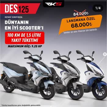 RKS Motor RKS Des125 Fiyat Farkı Mağduriyeti