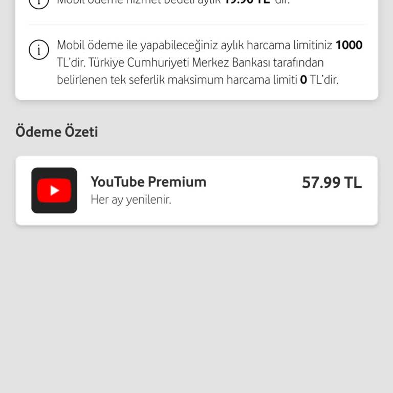 Mobil Ödeme Limit Sorunu ve Yetersiz Müşteri Hizmetleri