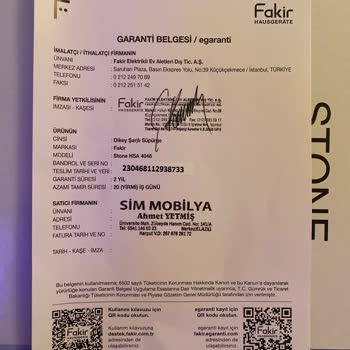 Fakir Hsa 4048 Değişim