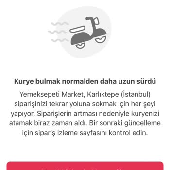 Yemeksepeti Gönderimi Asla Göndermiyor