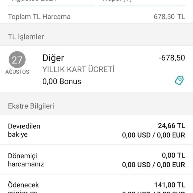 Garanti BBVA Kredi Kartı Aidatı Ve Yanıltıcı Bilgilendirme Sorunu