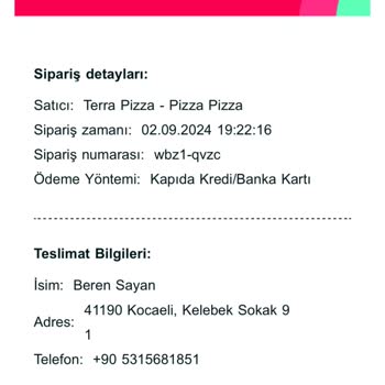 Yemeksepeti Hesabımın Başkası Tarafından Kullanılması