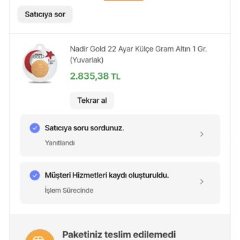 Hepsiburada'dan Altin Alınmaz