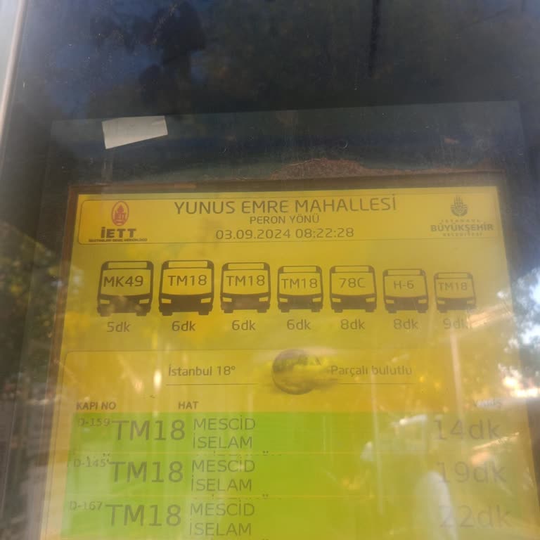 İstanbul Büyükşehir Belediyesi Otobüs Durağı Sorunu