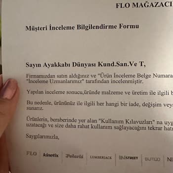 Ayakkabı Dünyası Ayıplı Ürün Ve Personel Çilesi