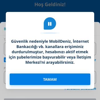Denizbank Etimesgut Şube Dilekçemin 1 Haftadır İşleme Alınmaması