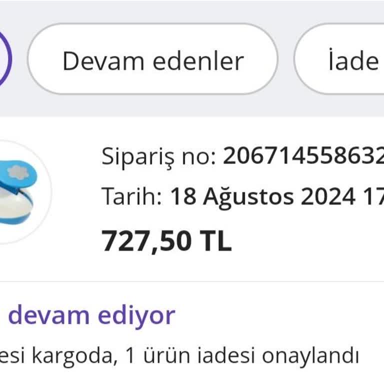 N11'den Aldığım Delgeç Siparişinde İade Sorunu Yaşıyorum