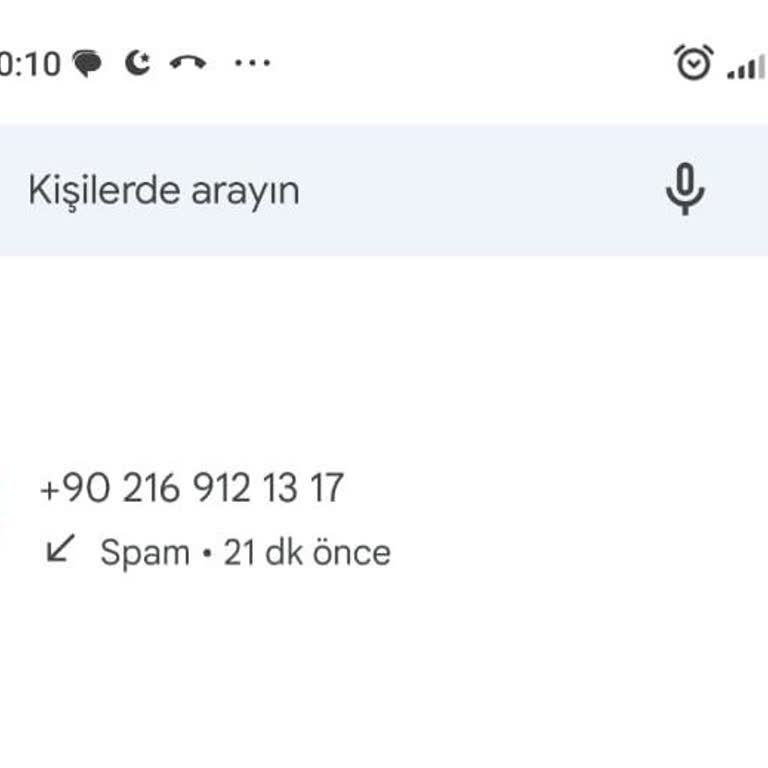 0216 912 13 17 Aranılan Nu, Arayla Herhangi Bir Bağlantım Yok