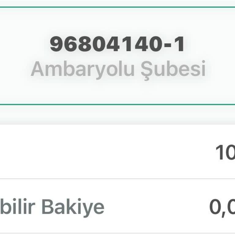 Kuveyt Türk Kullanılabilir Bakiyenin 0 TL Gözükmesi