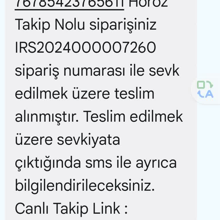 Horoz Lojistik'in Teslim Tarihi Belli Değil