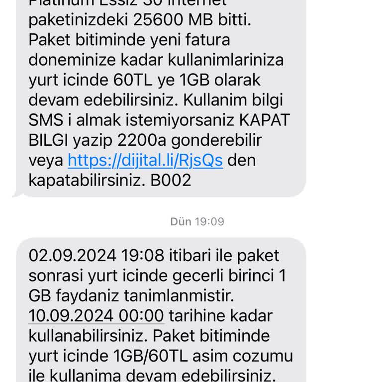 Turkcell İnternet Aşım Ücretleri ve Fahiş Fatura Sorunu