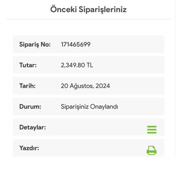 Mutty Kargoya Verilemeyen Ürünler