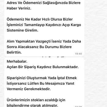 Aysima Boutique (aysimaboutiquee) Instagram Üzerinden Verilen Siparişin Ardından Yaşanan Sorunlar