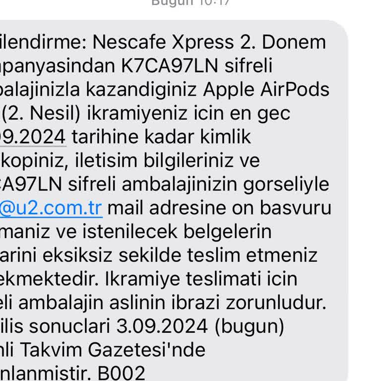 Nescafe İkinci Dönem Çekilişi