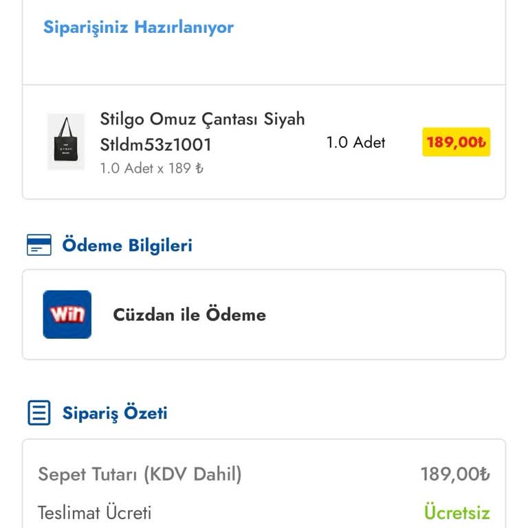 Cepte Şok Kargo Gönderimi