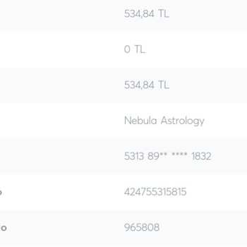 Nebula Habersiz Para Çekimi