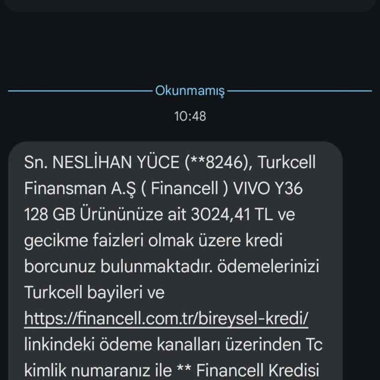 Yanlış Borç İddiası ve Müşteri Rahatsızlığı