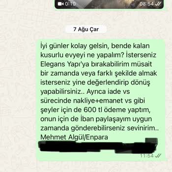 Gradde Evye Güven Sorunu Ve Ücret Ödemesi