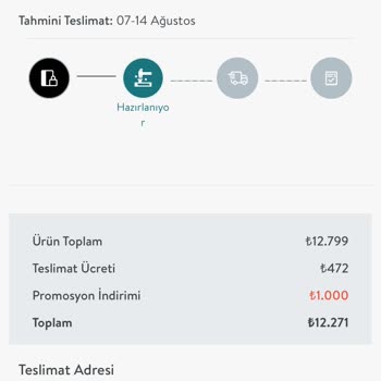 Vivense Teslim Edilemeyen Ürün