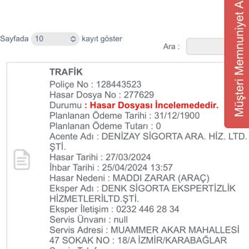 Denk Sigorta 5 Aydır Parama El Koyup Dosyayı Kapatmıyor