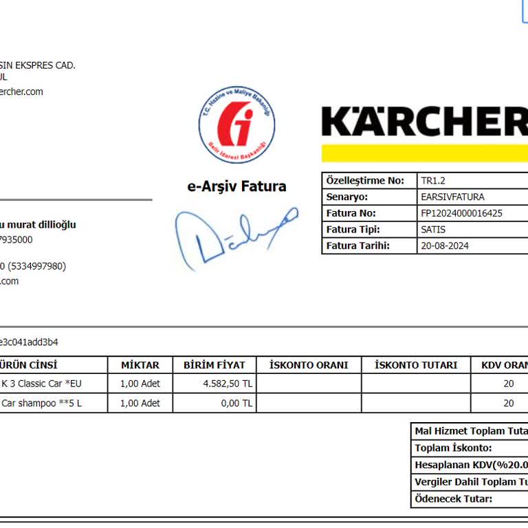 Karcher Siparişim Teslim Edilmedi Ve Müşteri Hizmetlerine Ulaşamıyorum