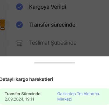 Hepsijet, Kargomu 9 Gündür Gaziantep TM Şubesinde Bekletiyor.