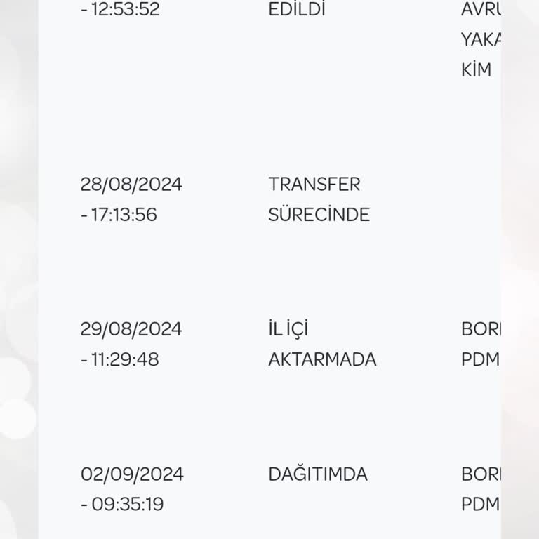 PTT Kargomu Getirmiyor