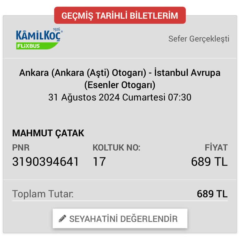 Kamil Koç Kuralları İşine Geldiği Gibi Uyguluyor