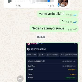 Enzabet Para Çekimim Hesabıma Yatmaması