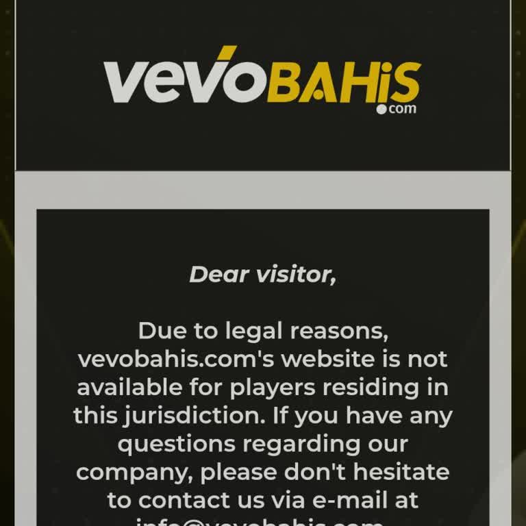 Vevobahis Giriş Sorunu Hk