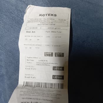 Kotteks Ayakkabı Garantiye Alınmıyor