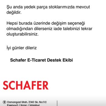 Schafer Kahvaltı Seti Alımında Yaşanan Sorunlar