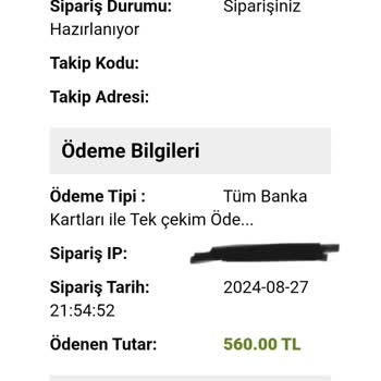 Gabrini Kozmetik Gabrini Siparişim Hakkında Bilgi Alamıyorum Ve Paramı Geri İstiyorum