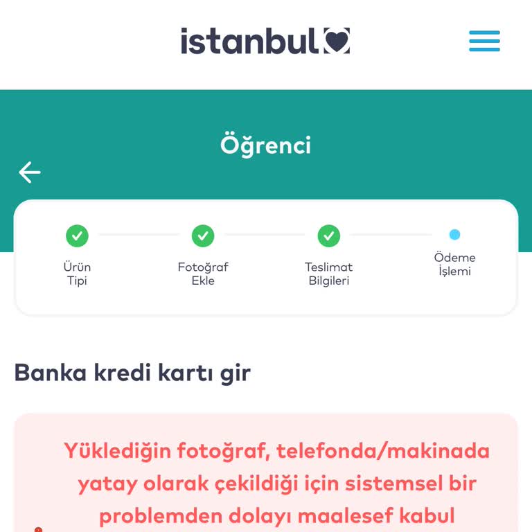 İbb Öğrenci Kartı Fotoğraf Kabul Etmiyor