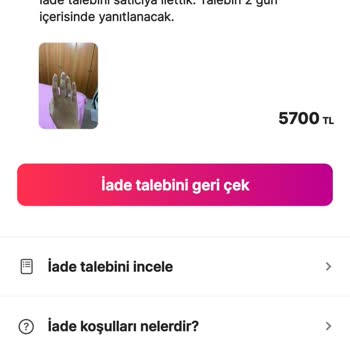 Gardrops Uygulamasında Yaşanan İade Sorunu