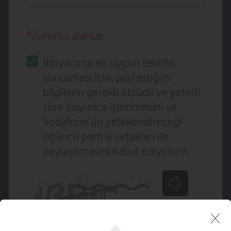 Vodafone Yeni Hat Kullanıcı Tanımlama Sorunu