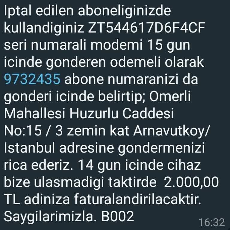 Millenicom İnternet Sağlayamıyor Ve Türk Telekom'la Anlaşamıyor